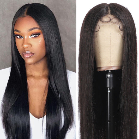 Hair Fashionable Natural Realistic Chemical Fiber Long Straight Wig