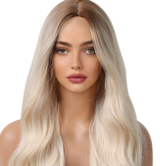 Big Wave Curly Brown Gradient Light Wig Long Curls