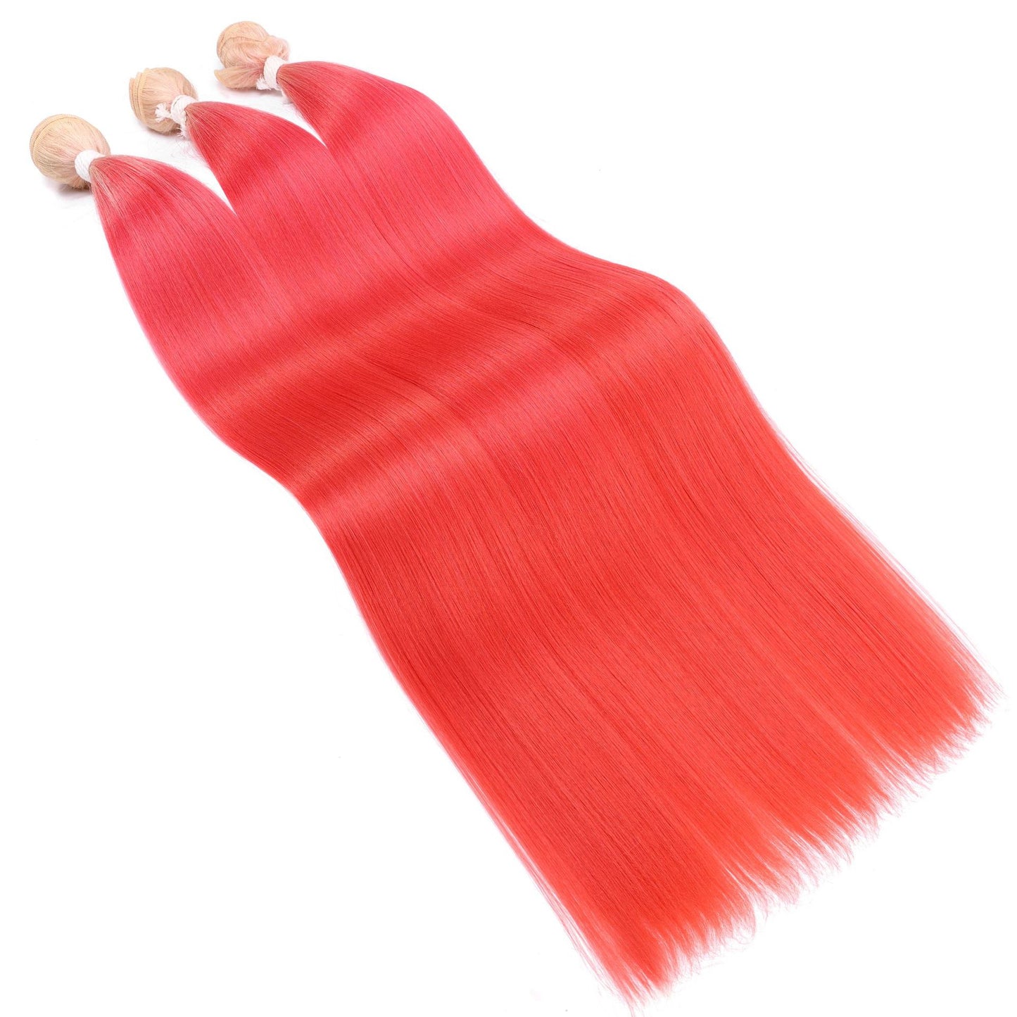 Women's Chemical Fiber African Hair Band Weft Long Straight Wig