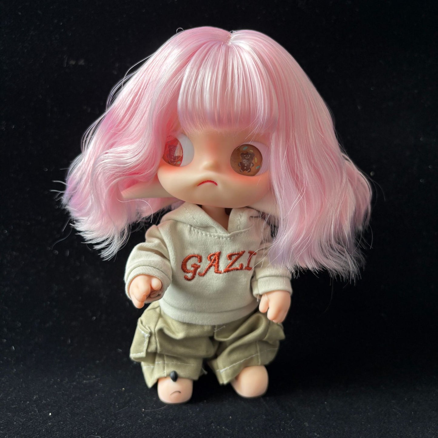 Sister Ga Zi Gingerbread Man Optional Bangs Long Curly Hair Cos Wig