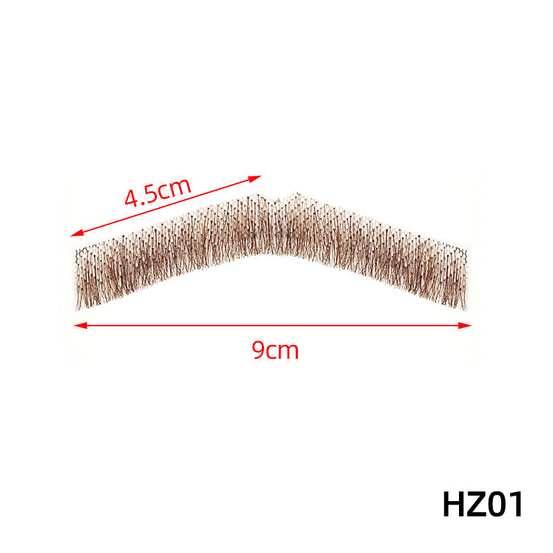 Fake Beard Invisible Seamless Human Hair Eyebrows Film Television Props Other Wig