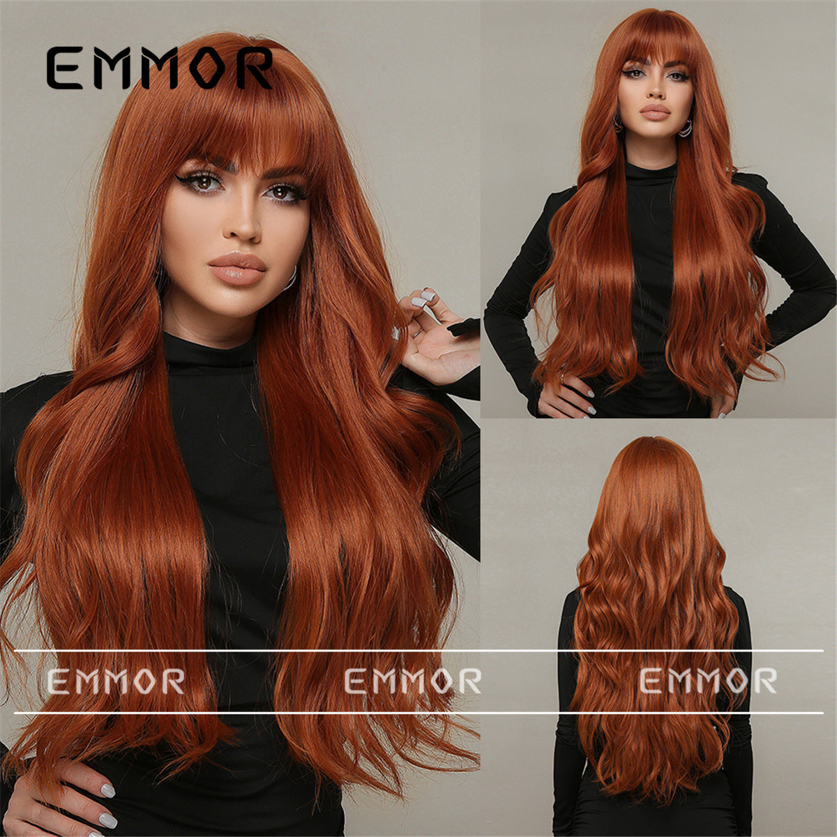 Women's Hair Temperament Fluffy Large Volume Sheath Everyday Fashion Wig Long Curls