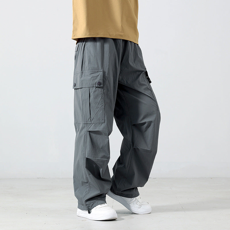 Children's Summer Cooling Sense Outdoor Lightweight Trousers Breathable Straight Children's Pants