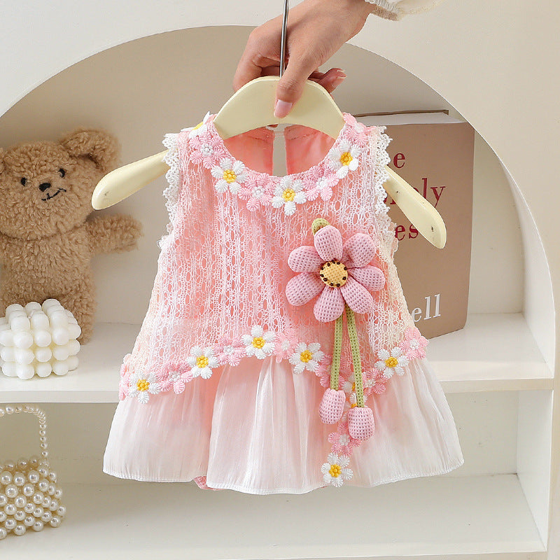 Born Summer Jumpsuit Fashion Cute Princess Skirt Days Old One Jumpsuit, Climbing Suit