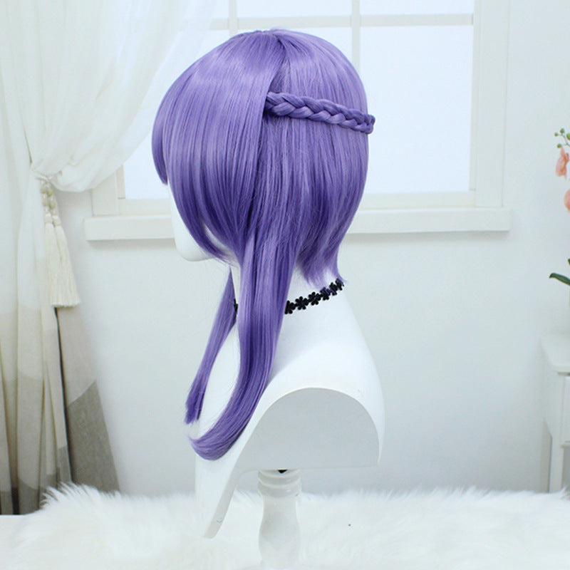 God Seraph Of The End Light Purple Simulation Twist Braid Cos Wig