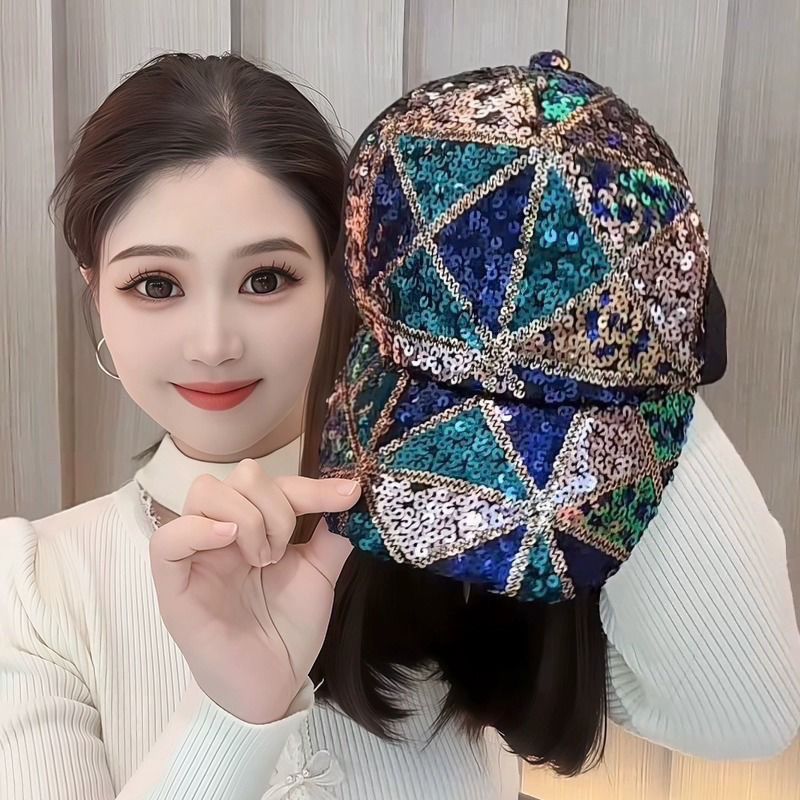 Summer Refreshing Stuffy Hat Integrated Younger Fashion Thin Peaked Other Wig