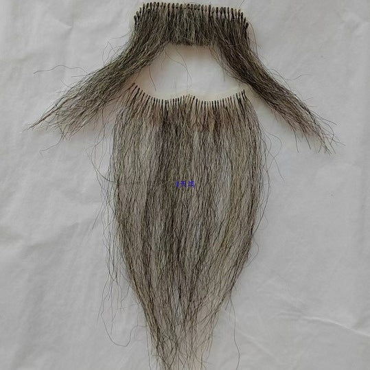 Hu Drama Qu Old Man Li Bai Grandpa Performance Abroad Men's Wig