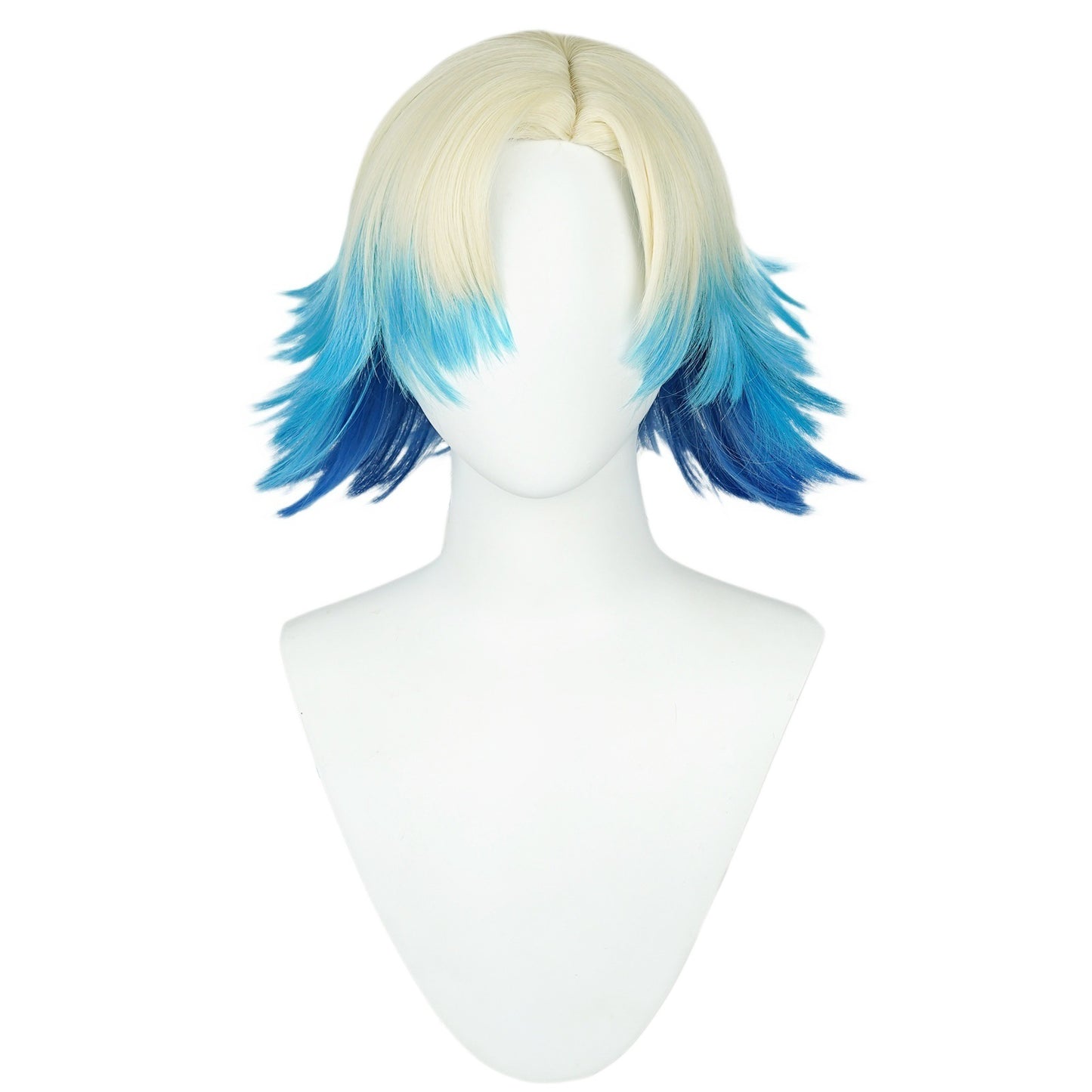 Blue Prison Caesar Dyed Gradient Anime Cos Wig