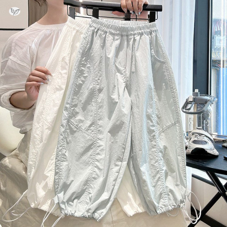 Women's & Men's Matchet Summer Thin Big Children's Pants