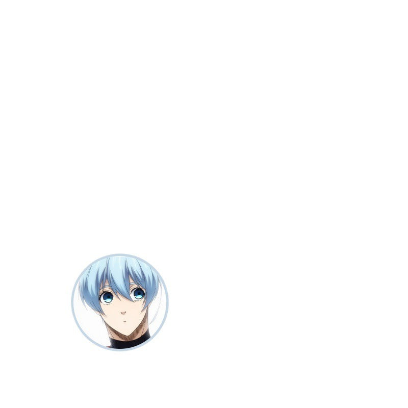 Blue Prison Ice Woven Sheep Water Cos Wig