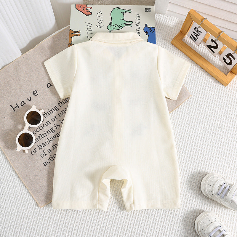 Clothes For Babies Summer Thin Boy Short Jumpsuit, Climbing Suit