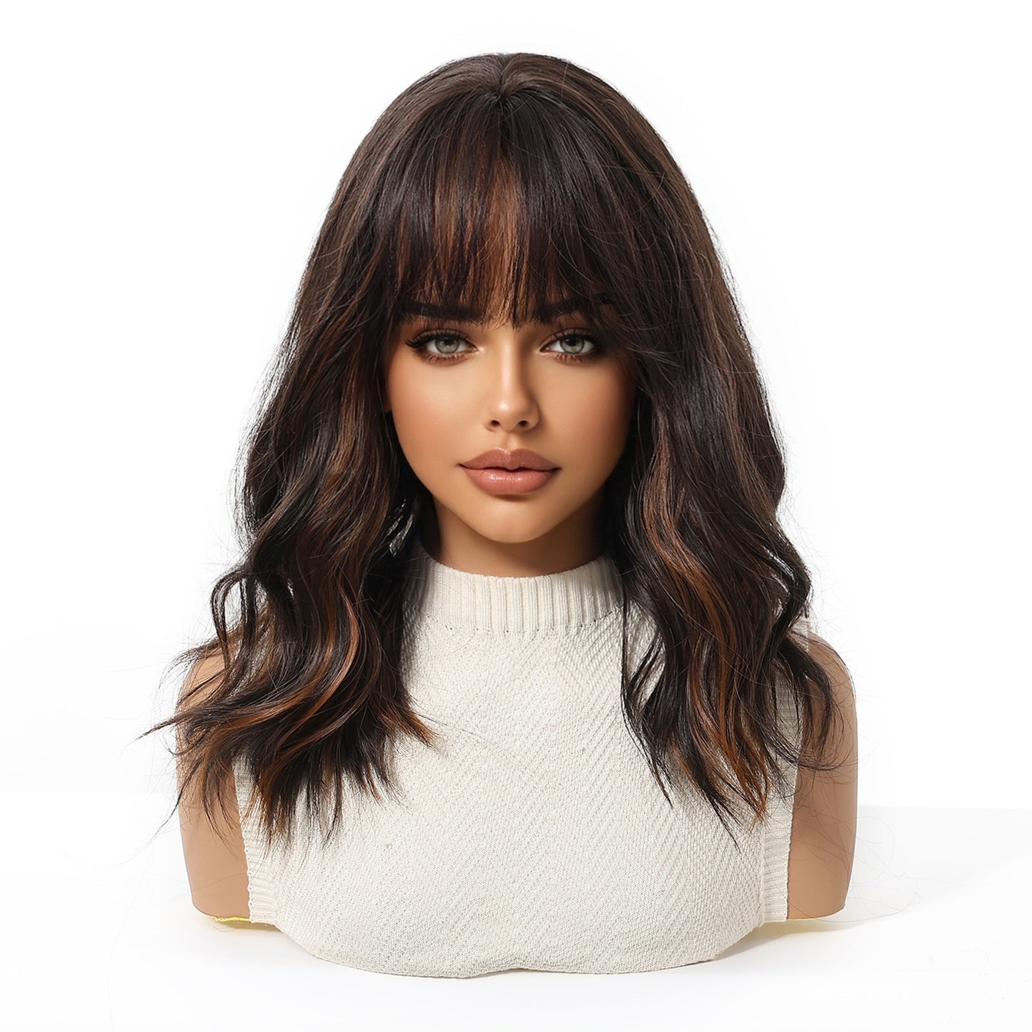 Casual Female Fashion Type Age Reduction Wig Short Curly Hair