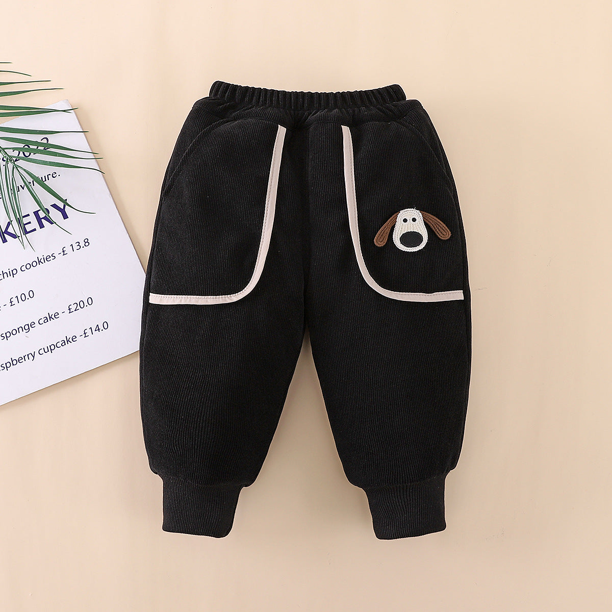 Cotton For Outer Wear Fleece Padded Winter One To Get Children's Pants
