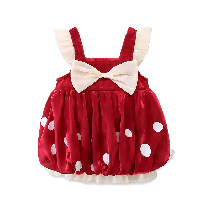 Korean Style Princess Sling Skirt One Year Old Children's Dress