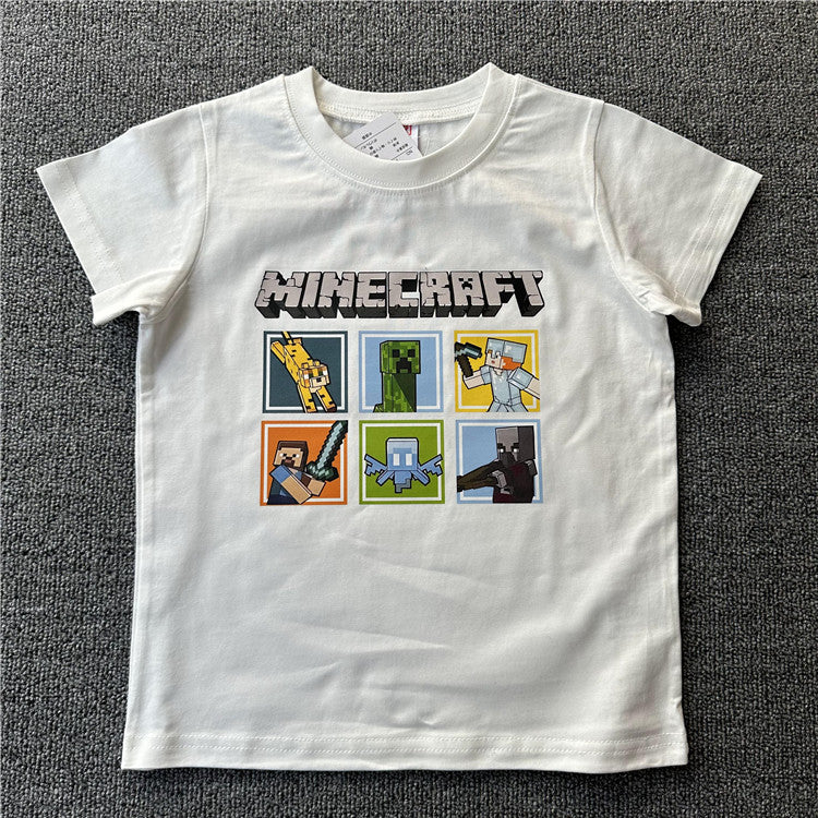 Children's Order Summer My World Game Theme Series Children's T-shirt