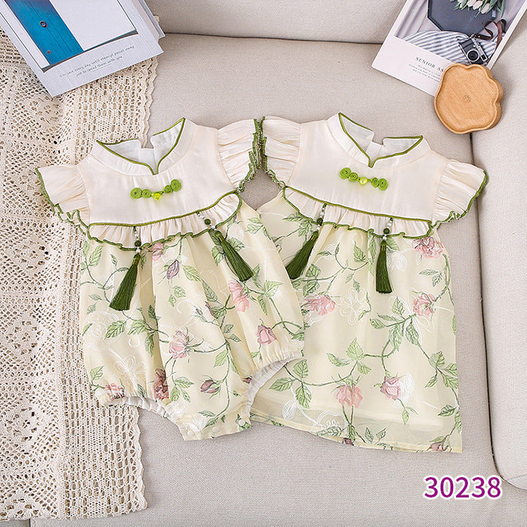 Jumpsuit National Style Thin Born Triangle Rompers Jumpsuit, Climbing Suit