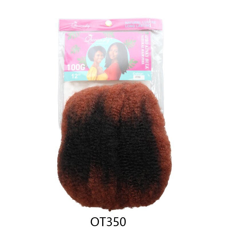 Inch African Caterpillar Dreadlocks Puffy Silk Wig Short Curly Hair