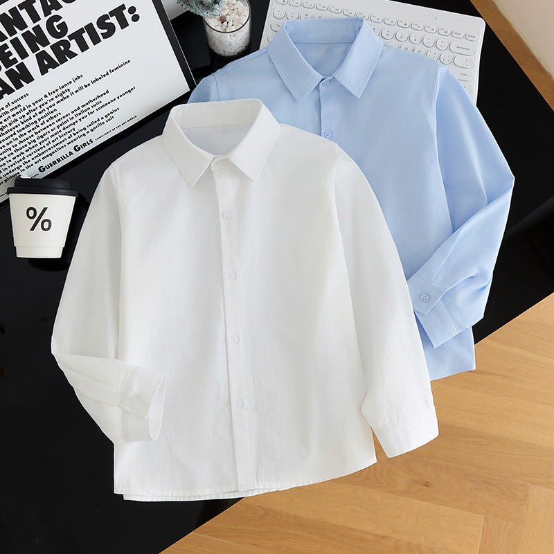 Children's Long Sleeve Autumn School Uniform Host Children's Shirt