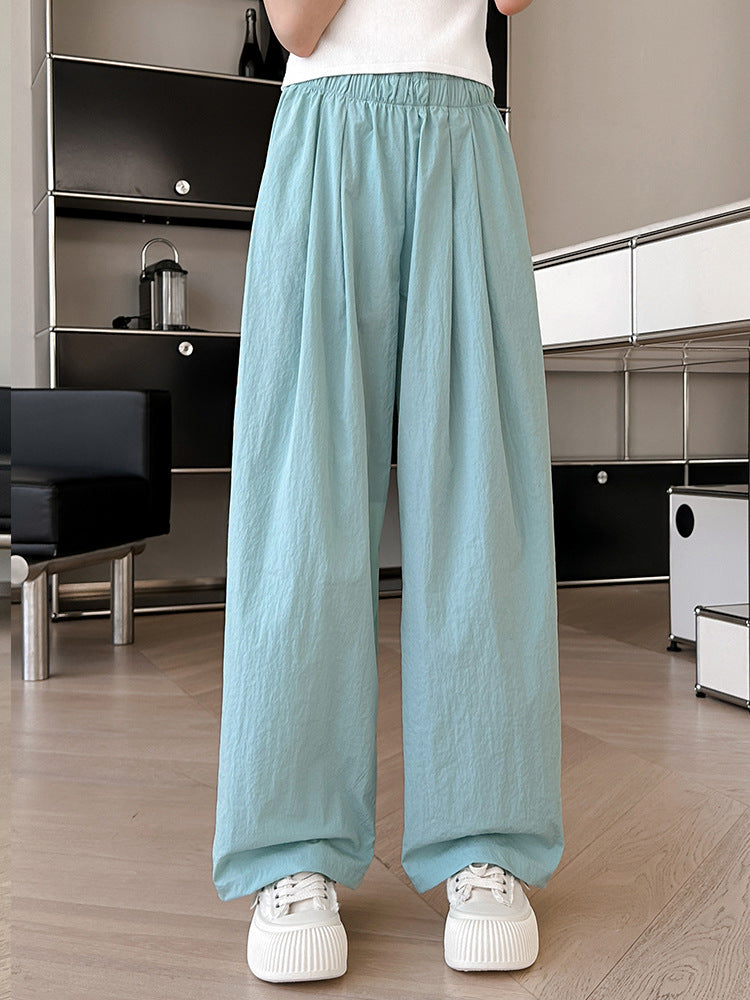 Children's Ice Silk Thin Cool Casual Clothing Children's Pants