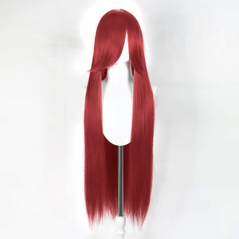 Straight Hair Rose Internal Net Simulation Scalp Secondary Element Cos Wig