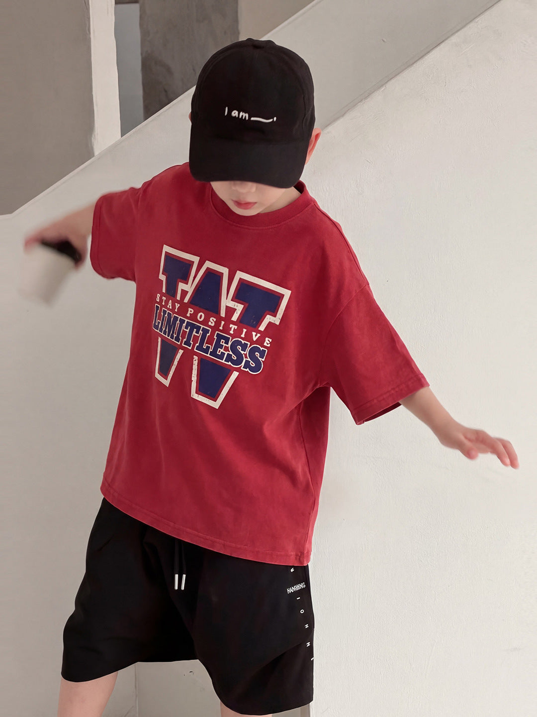Short-sleeved Summer Top Fashionable Wear Half Sleeve Children's T-shirt