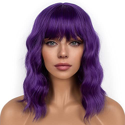 Durable Festival Female Water Ripple Fluffy Wig Short Curly Hair
