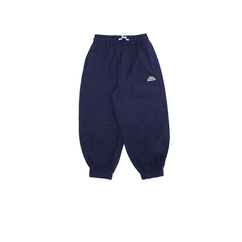 Children's Trousers Spring Solid Color Medium Big Lightweight Breathable Wearable Children's Pants