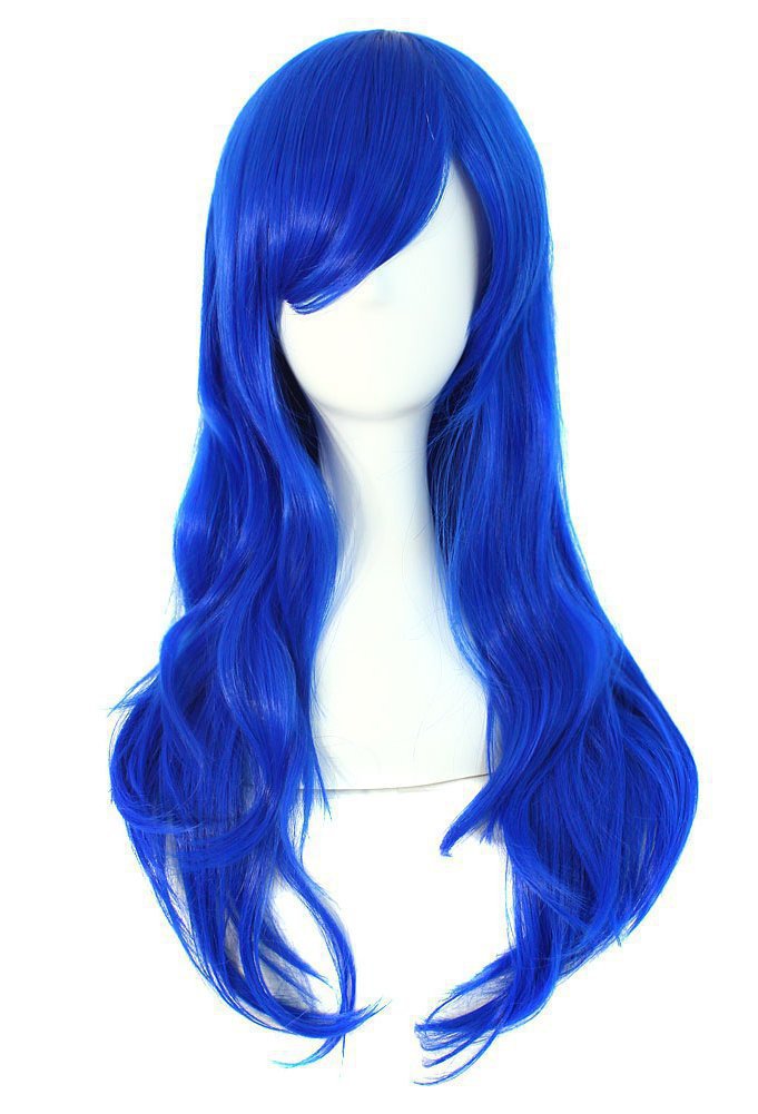 Colorful Long Curly Hair Anime Mermaid Cos Wig