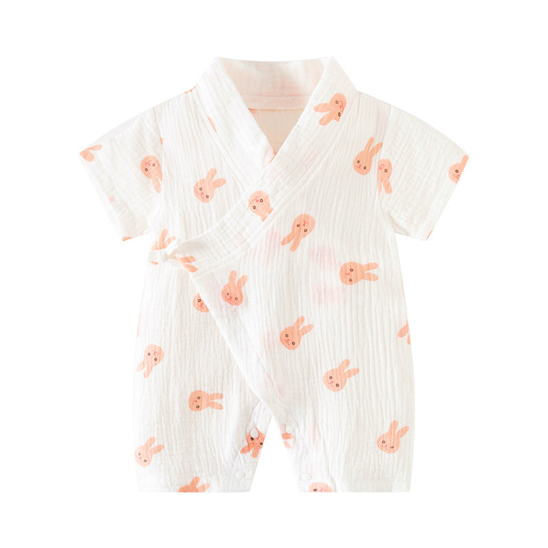 Sleeve Gown Soft Breathable Crepe Printed Jumpsuit Jumpsuit, Climbing Suit