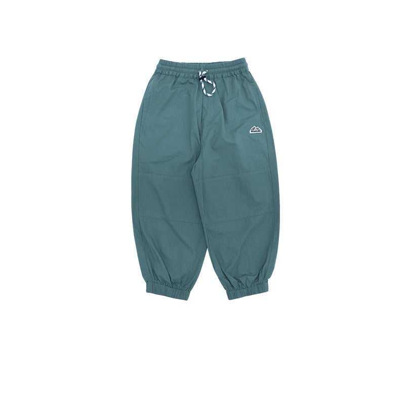 Children's Trousers Spring Solid Color Medium Big Lightweight Breathable Wearable Children's Pants