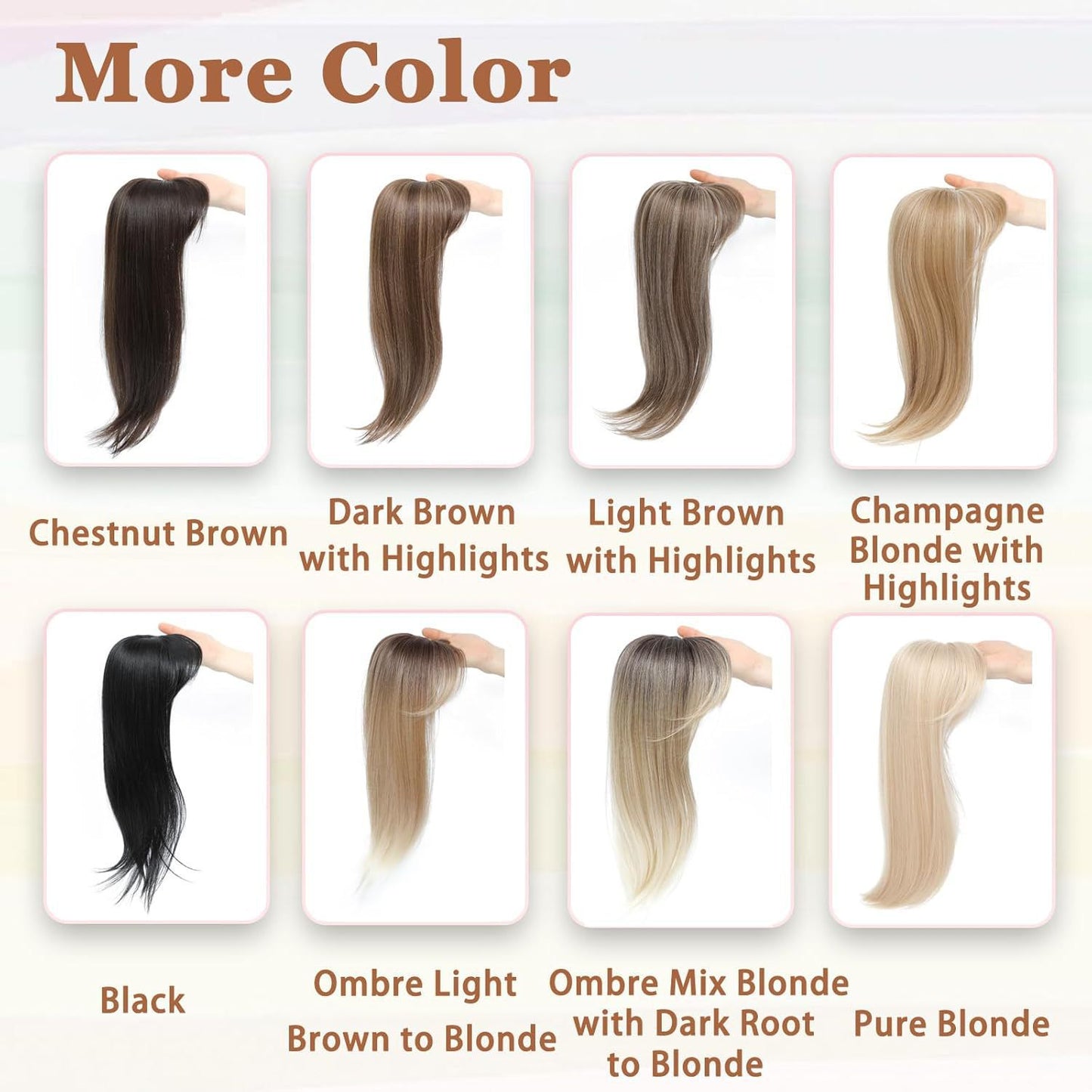 Hairpiece European Style Bangs Ladies Hairpin Natural Fluffy Wig