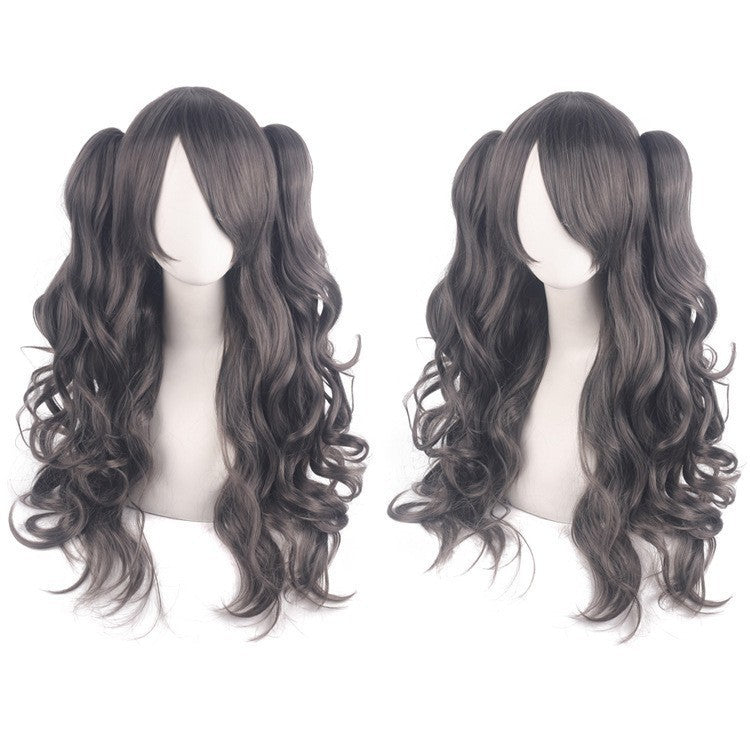 Anime Lolita Jaws Clamp Pair Ponytail Sheath Cos Wig