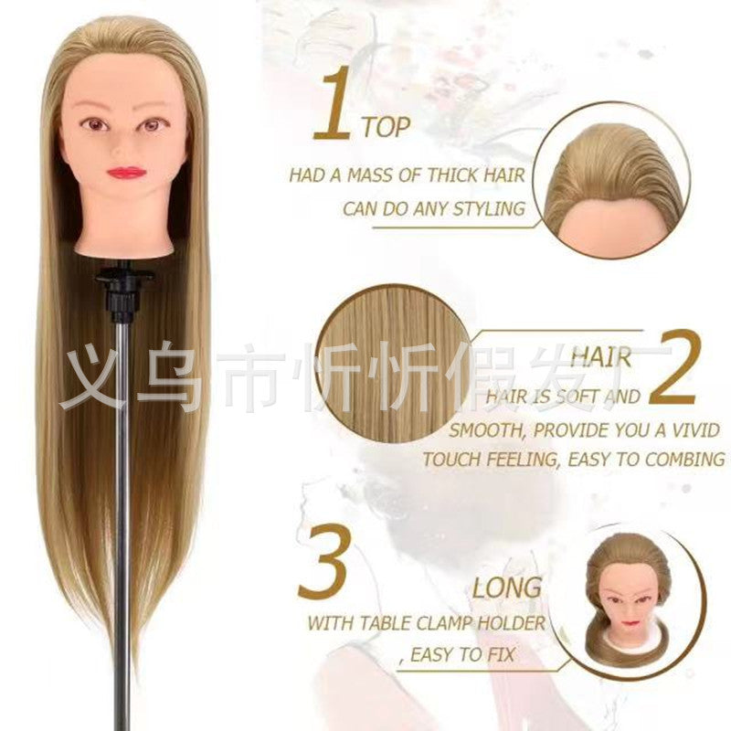 Head Braided Hair Practice Teaching Mannequin Other Wig