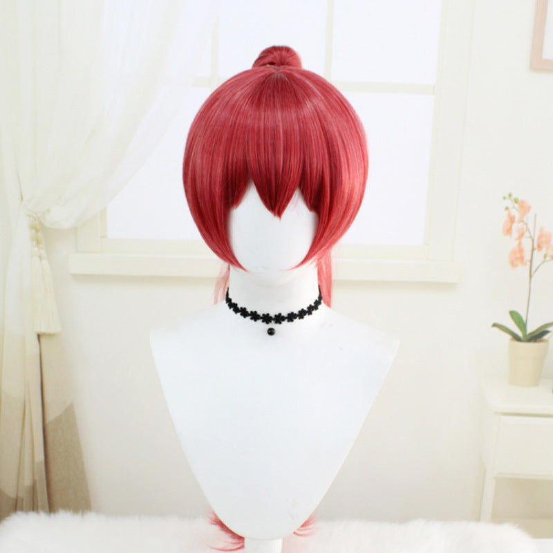 Magi Apricot Jaws Clamp Single Ponytail Simulation Cos Wig