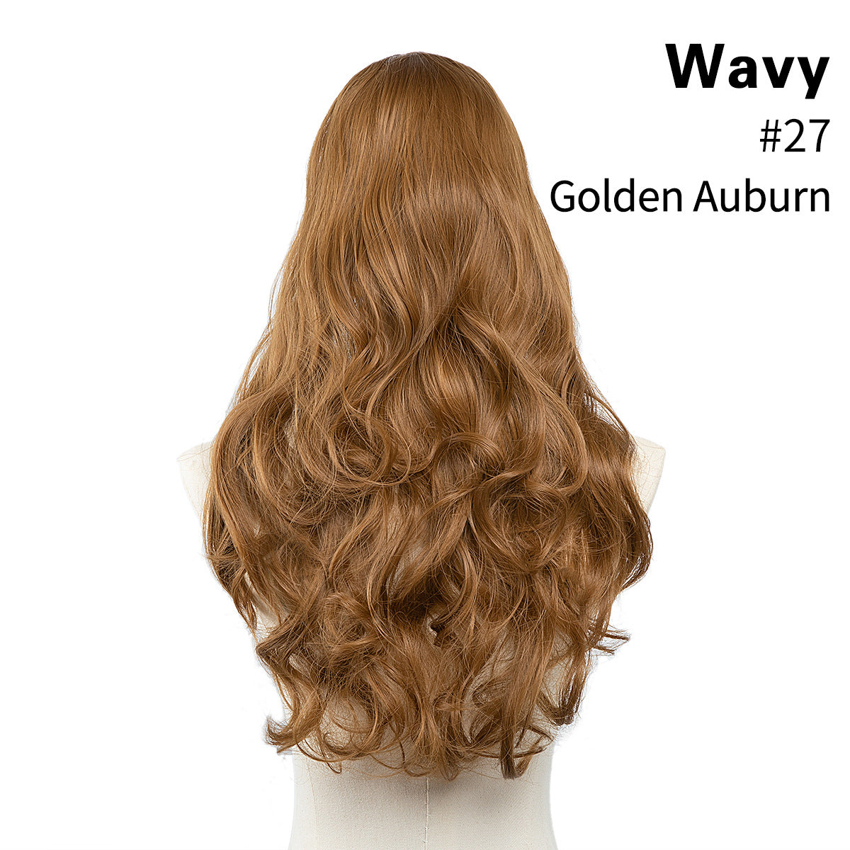 Female Long Curly Hair Big Wave Fluffy Natural U-shaped Wig