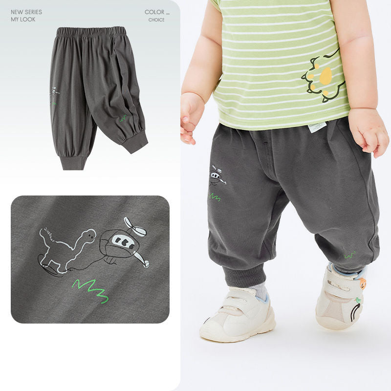 Children's Summer Clothing Boys Sports Thin Super Children's Pants
