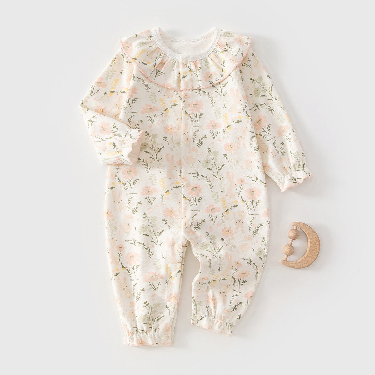 Clothes Pure Cotton Class Princess Style Outwear Pink Jumpsuit, Climbing Suit