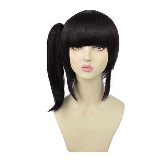 Halloween No Chestnut Flower Falling Hu Rose Net Long Sideburns Cos Wig