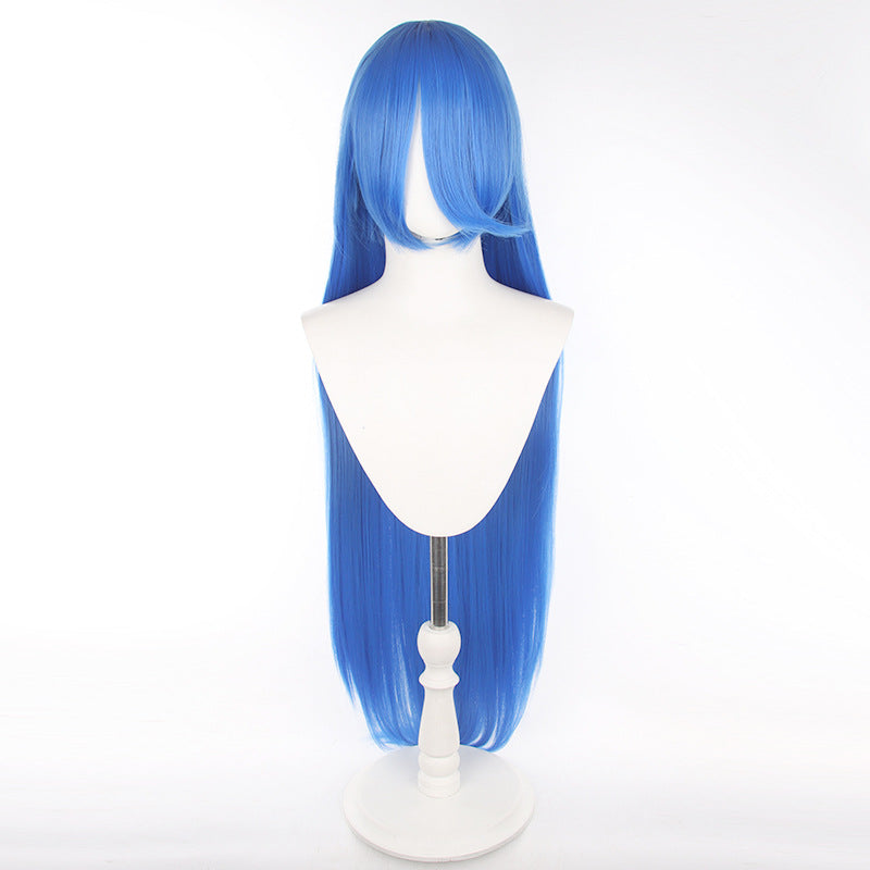 Universal Anime Long Straight Hair Mao Style Fiber Cos Wig