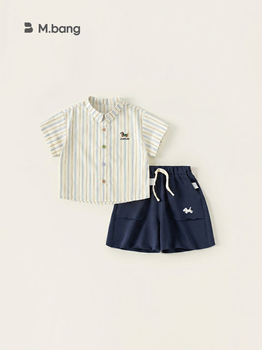 Children's Casual Sports Shorts Two-piece For Boys Summer Children's Suit