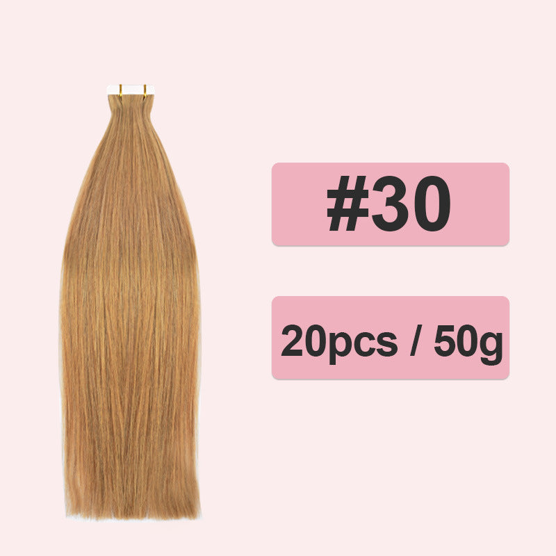 Comfortable Popular Extension Full Human Film Real Hair Wig