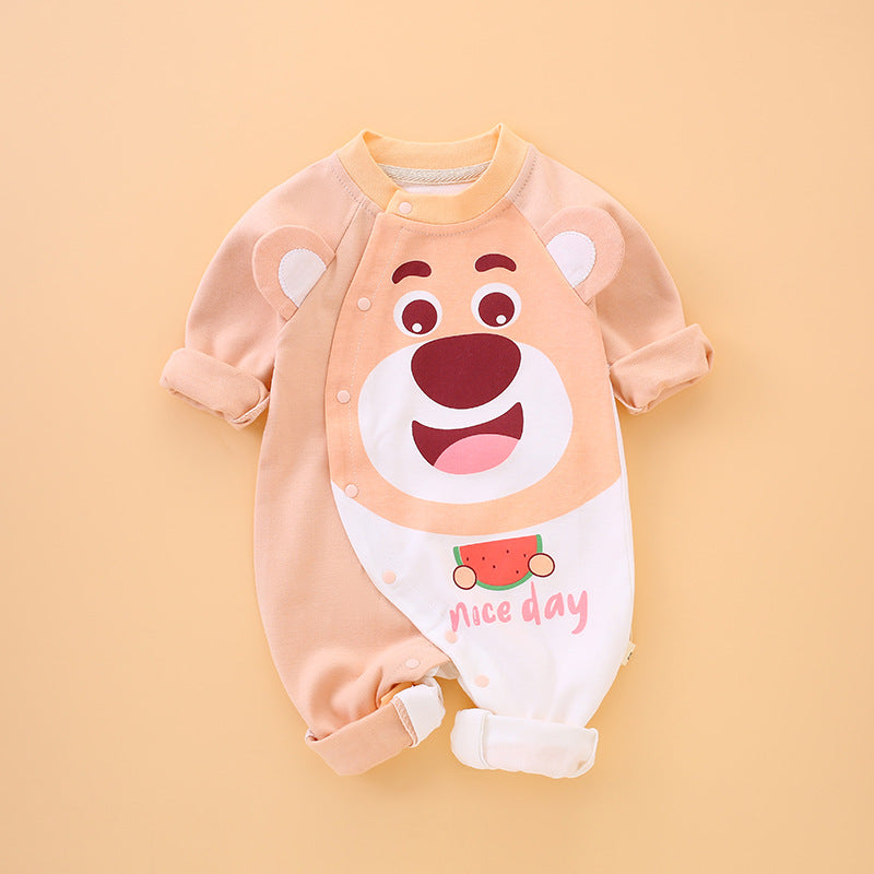 Women's & Men's For Babies Cotton Jumpsuits Born Cute Super Long Sleeve Going Jumpsuit, Climbing Suit