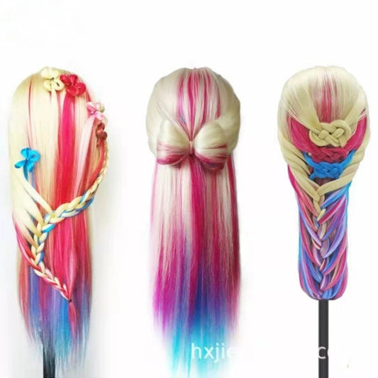 Color Practice Braided Hair Makeup Doll Other Wig