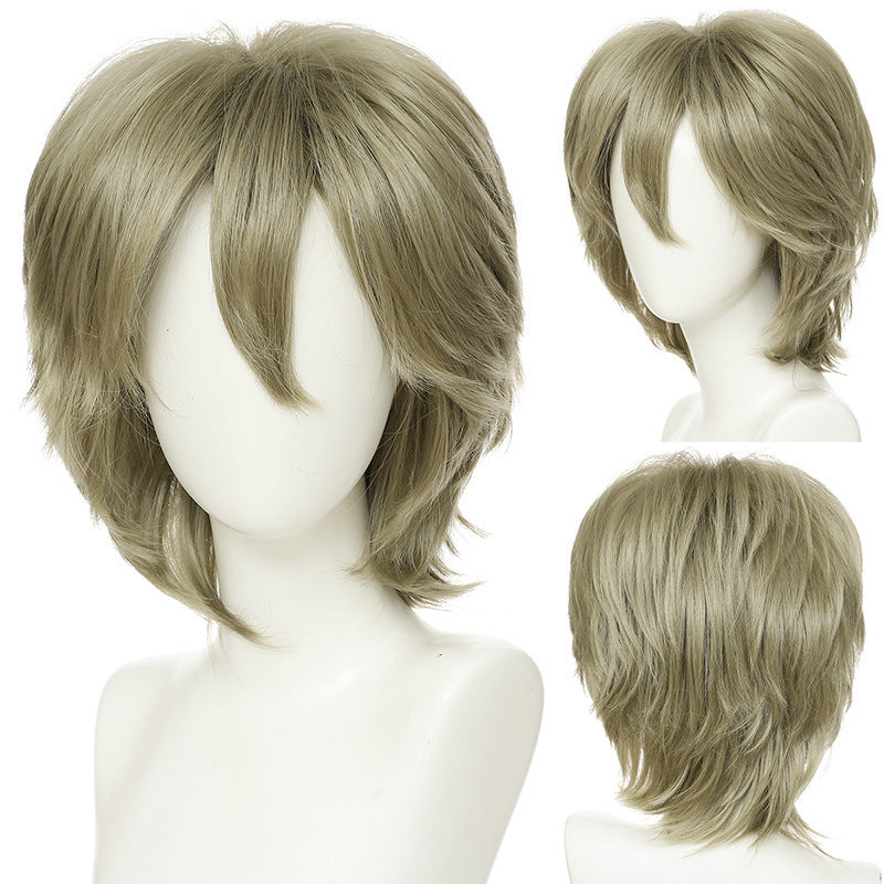Short Hair Closing Face Top Optional Mao Style Cos Wig