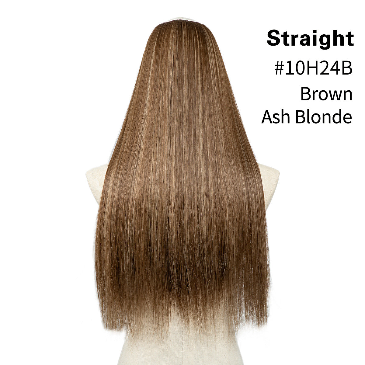 Female Chemical Fiber Simulation U-shaped Half Headgear Seamless Wig