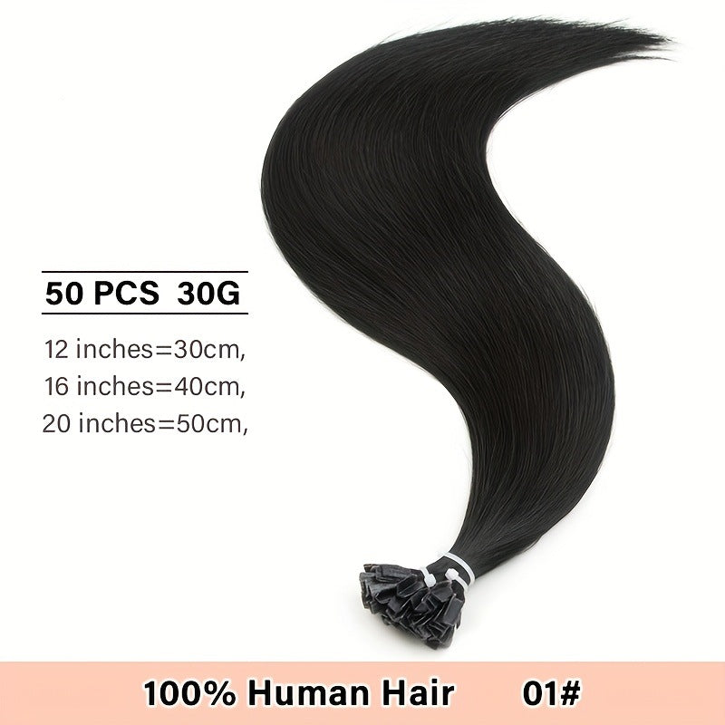 Human Extensions Wigs Pieces Extension Nail Real Hair Wig