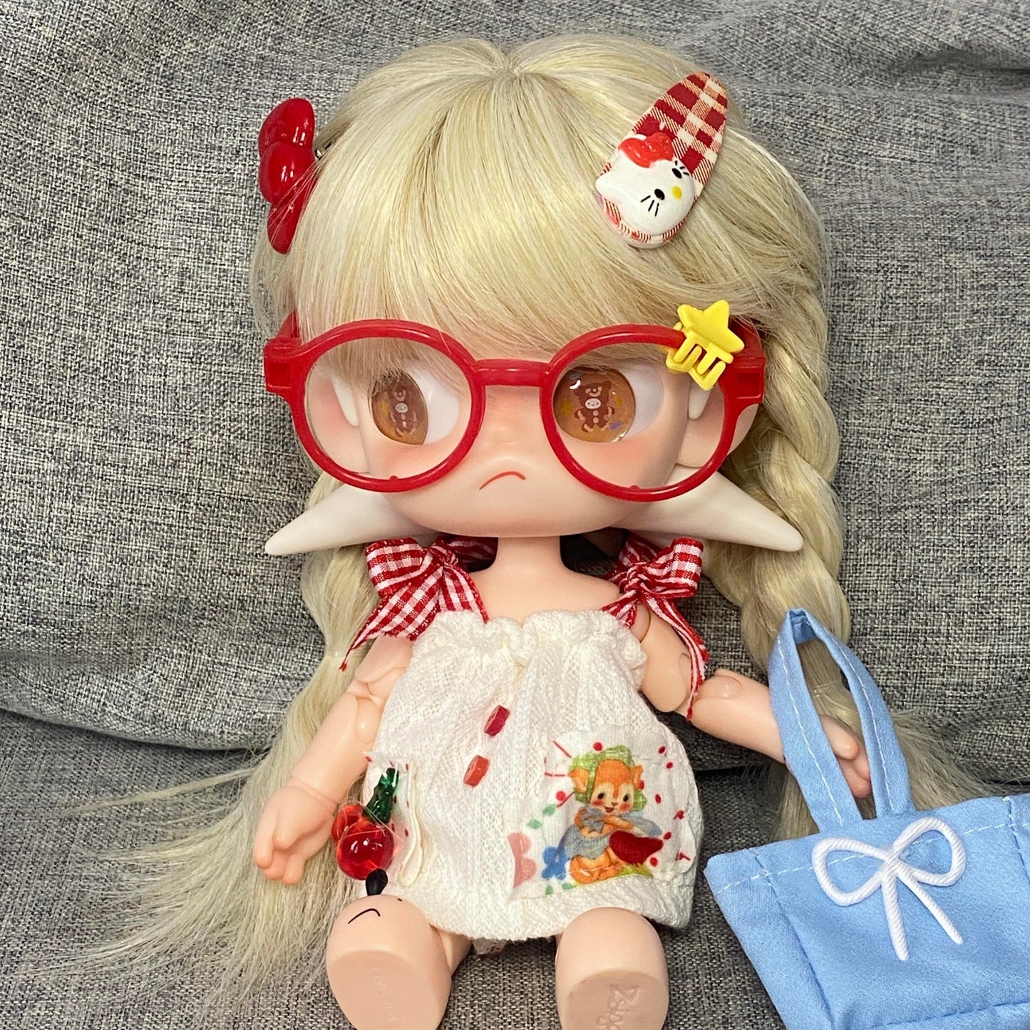 Golden Bangs Long Curly Hair High Quality Fiber Can Be Cos Wig