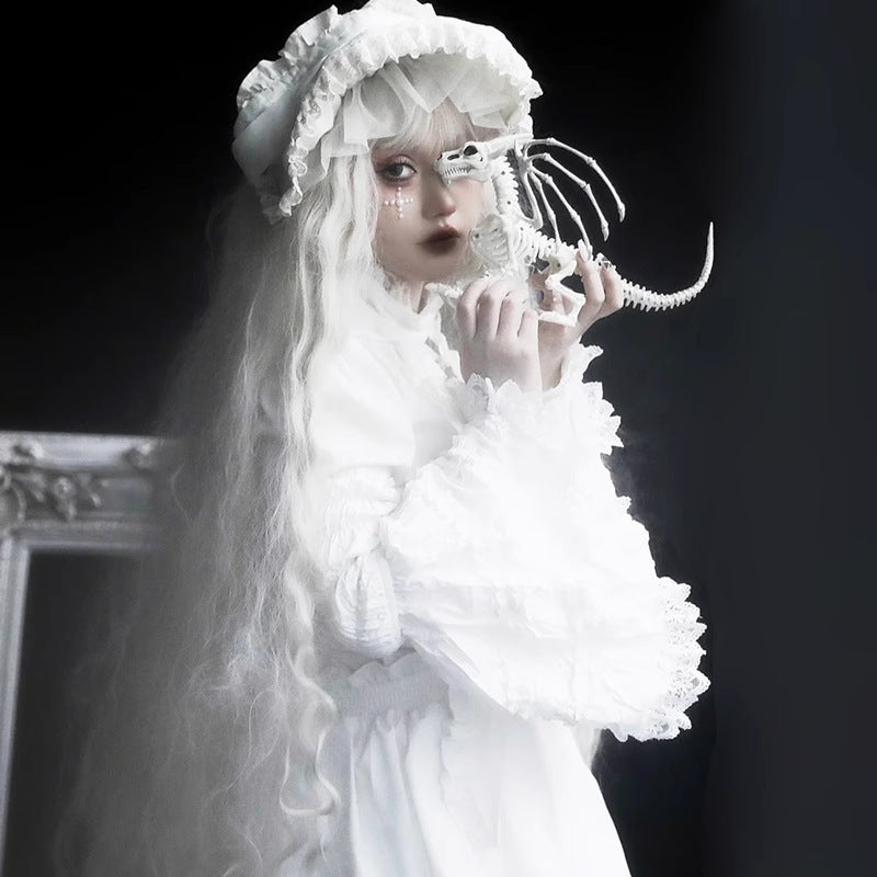 Women's Curly Hair Mori Style Lolita Small Simulation Wig Long Curls