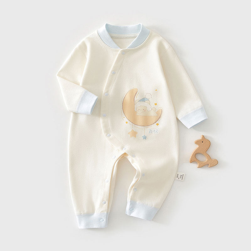 Pure Cotton Jumpsuit Born Rompers Boneless Underwear Pajamas Jumpsuit, Climbing Suit