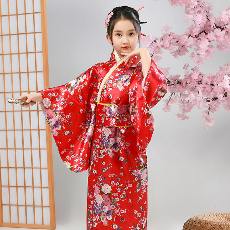 Women's & Children's Clothing Performance Printing Bathrobe Nightgown Primary Children's Suit